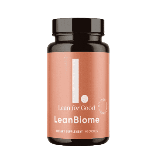 LeanBiome dietary supplement bottle, 60 capsules